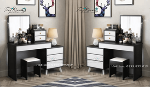 bàn trang điểm gỗ đẹp bùng nổ cuối năm 2026