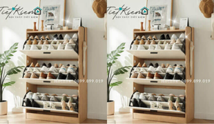 những thiết kế tủ giày thông minh nhỏ gọn