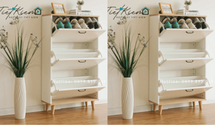 tủ giày dép thông minh gỗ và các tiêu chí lựa chọn