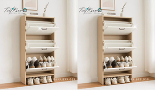 tủ giày dép siêu mỏng giải pháp tối ưu không gian sống