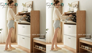 tủ giày gỗ công nghiệp và xu hướng hiện đại ở tphcm