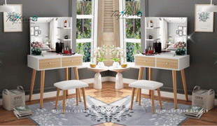 mua bàn trang điểm gương, đèn led ở đâu