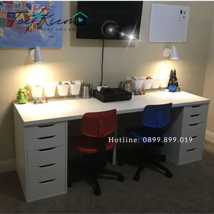 Bàn làm việc IKEA 1m8*60cm Ike098 4 ban-ikea