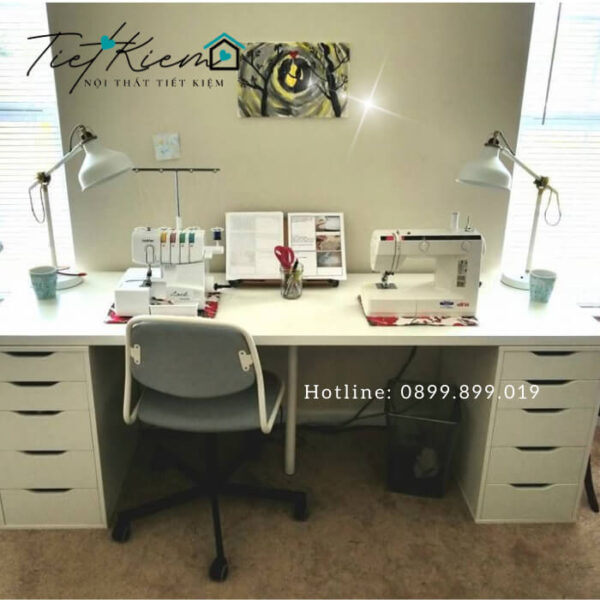 Bàn làm việc IKEA 1m8*60cm Ike098 9 ban-ikea