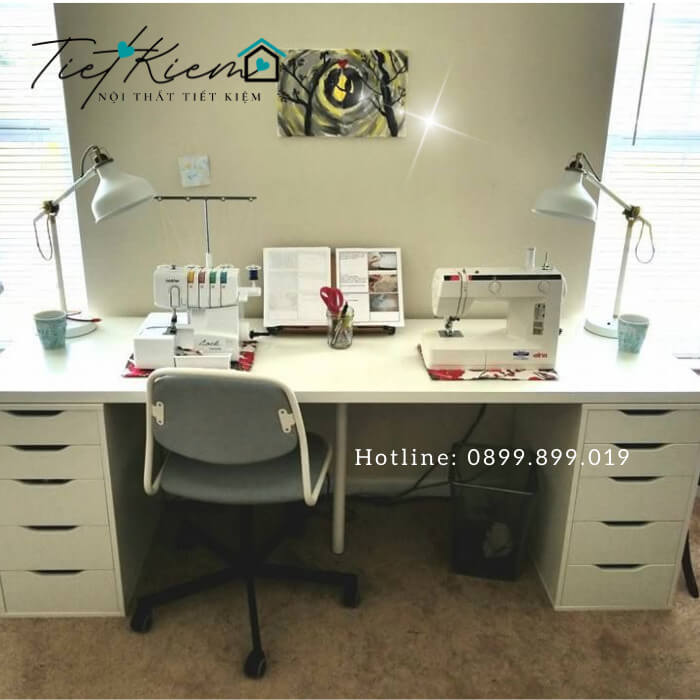 Bàn làm việc IKEA 1m8*60cm Ike098 5 ban-ikea