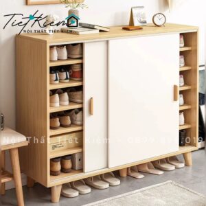 Tủ giày cửa lùa vân gỗ được yêu thích 11 tu-giay-cua-lua-van-go