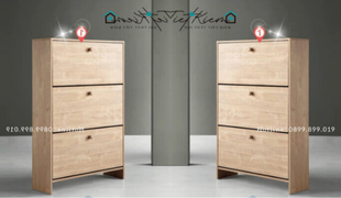 chọn và mua tủ giày gỗ thông minh siêu mỏng cuối năm 2026