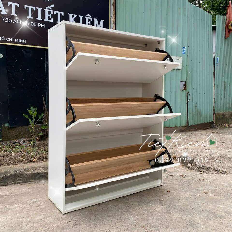 Tủ để giầy gỗ siêu mỏng đẹp TG28012 5 tu-giay-thong-minh