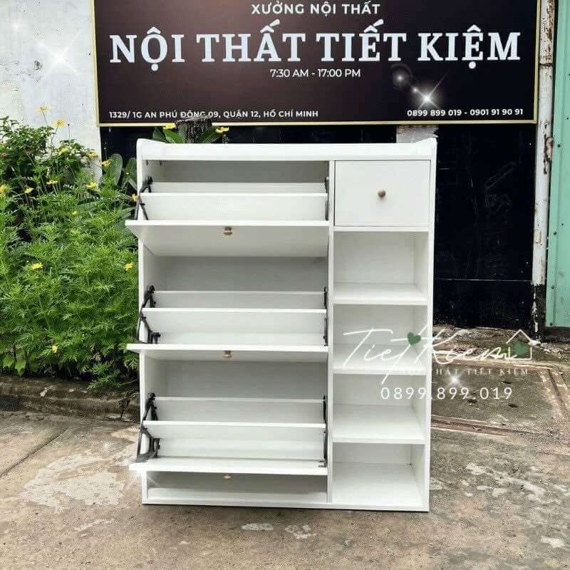 Tủ giầy gỗ siêu mỏng ngang 90cm TG0015 5 tu-giay-dep-go