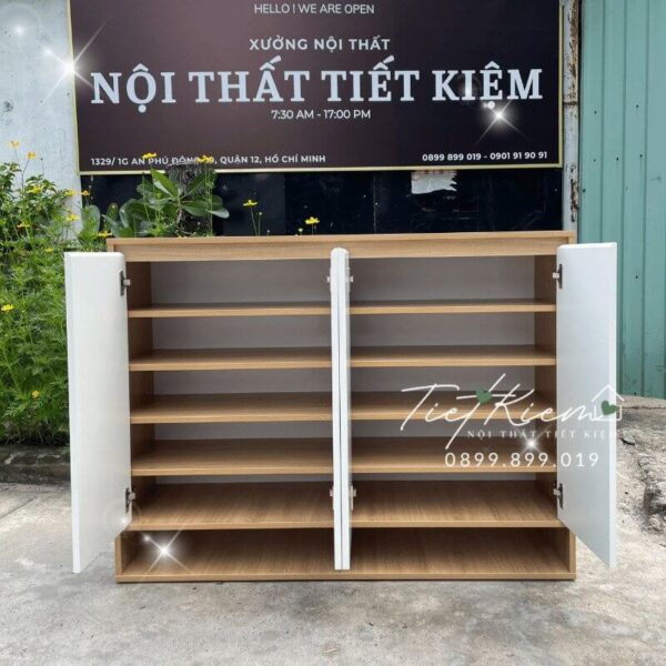 Tủ giày cửa mở 1m2 gỗ TG1990 11 tu-giay-cua-mo
