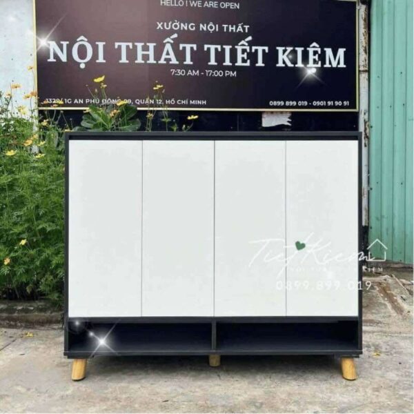 Tủ để giày cửa mở