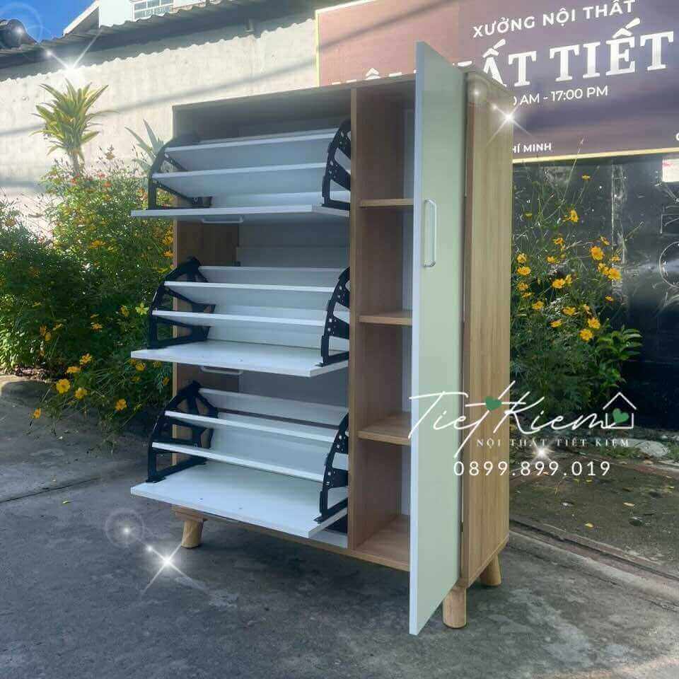 Tủ đựng giày thông minh N90cm TG00103 3 tu-giay-go