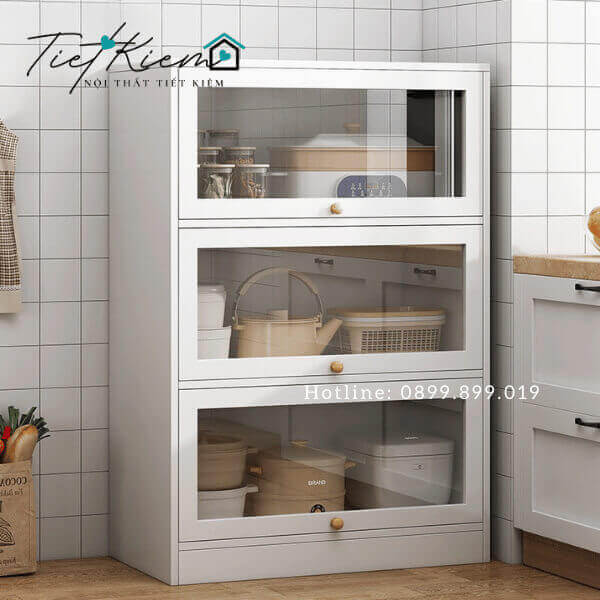 Kệ nhà bếp hiện đại gỗ KB006916 5 ke-bep