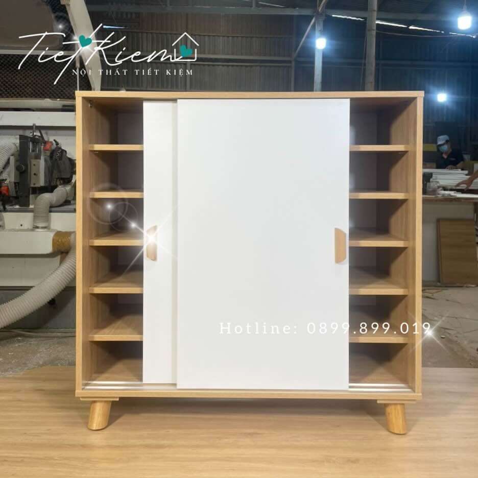 Tủ giày cửa lùa hiện đại TG010566 1 Tủ giày cửa lùa hiện đại