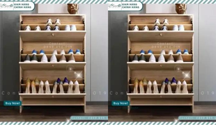các mẫu tủ giày thông minh đẹp 2026