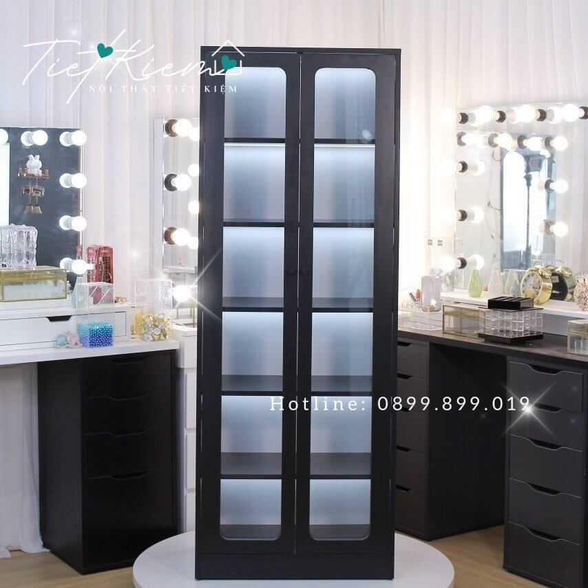 Tủ đựng túi đẹp đen có đèn TT080602 9 tu-dung-tui