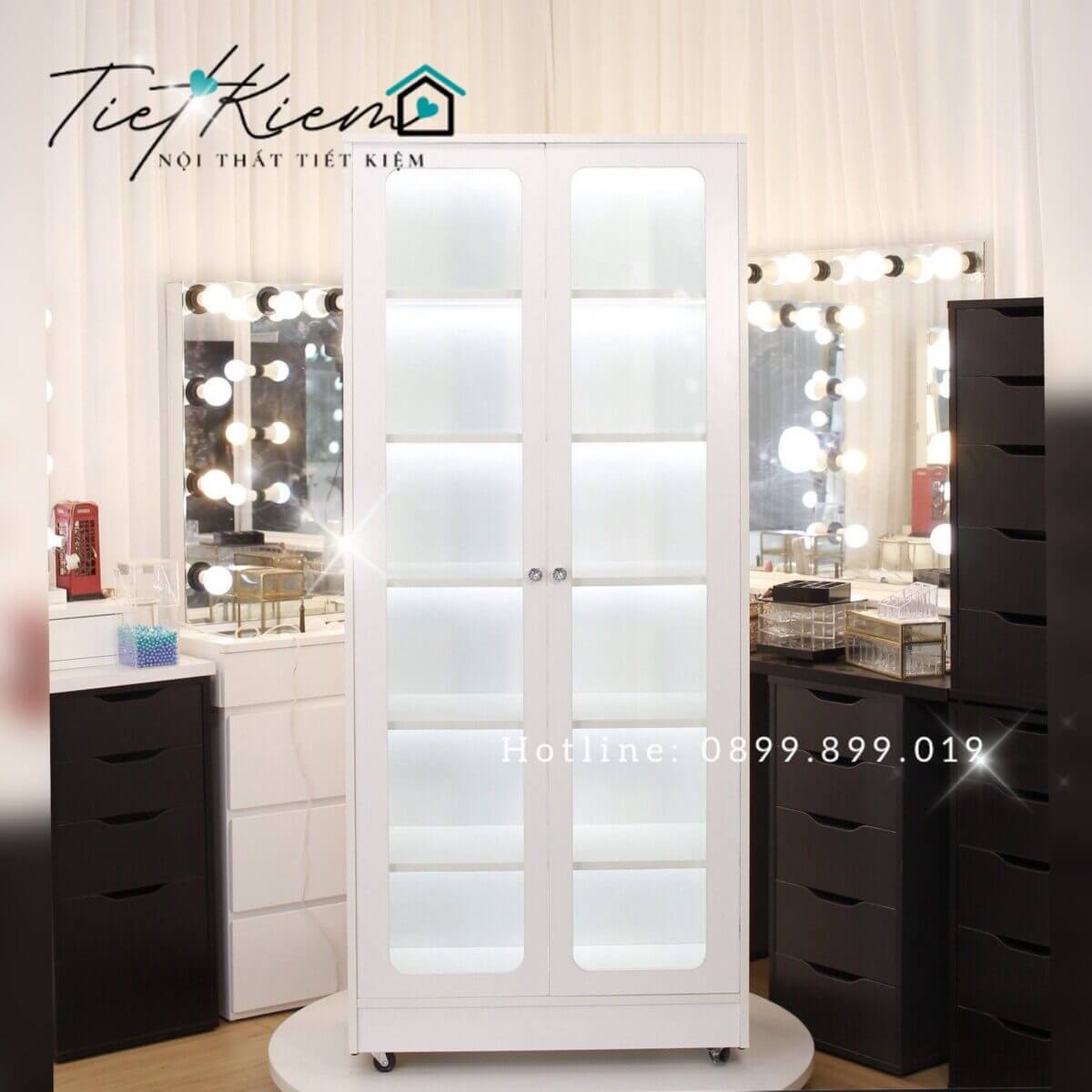 Tủ đựng túi xách cửa kính N70cm TT080601 18 tu-dung-tui-xach