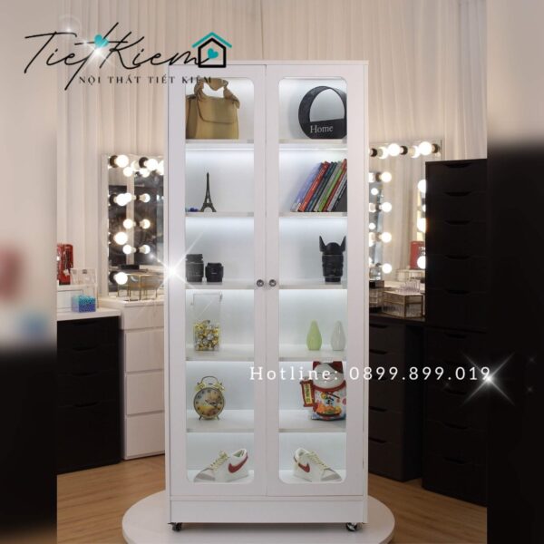 Tủ đựng túi xách cửa kính N70cm TT080601 13 tu-dung-tui-xach