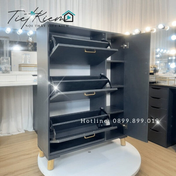 Tủ giày thông minh xám chì TGTM00099 12 tu-giay-thong-minh