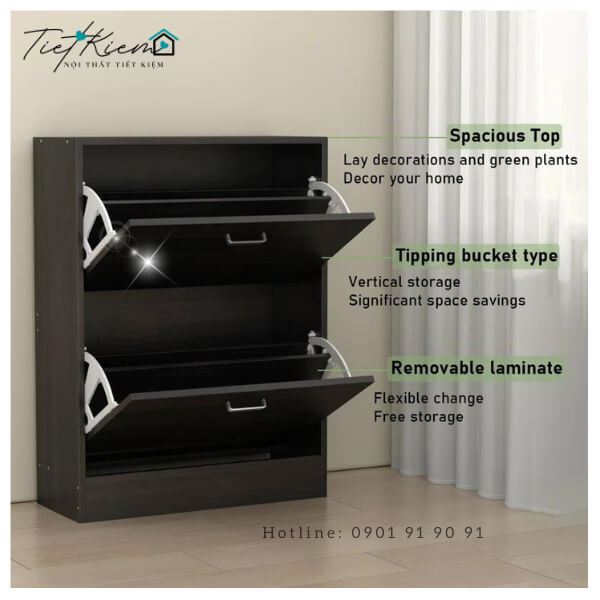 Mẫu tủ dép gỗ độc đáo tăng điểm nhấn cho căn nhà 23 tu-dep-go-doc-dao