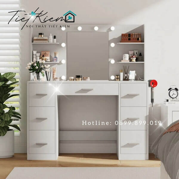 bàn trang điểm gỗ đẹp