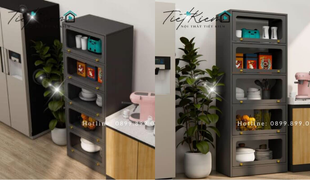 kệ bếp bằng gỗ đẹp mắt được ưa chuộng 2026