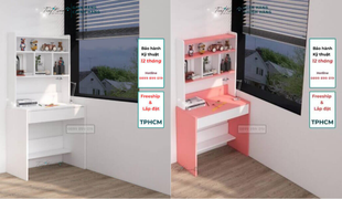 bàn học nhỏ gọn tiết kiệm không gian