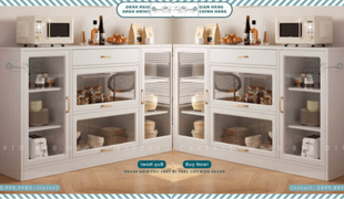 kệ tủ bếp đa ngăn thích hợp cho người nội trợ