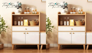 mẫu tủ bếp gỗ mdf đẹp nhất hiện nay 2026