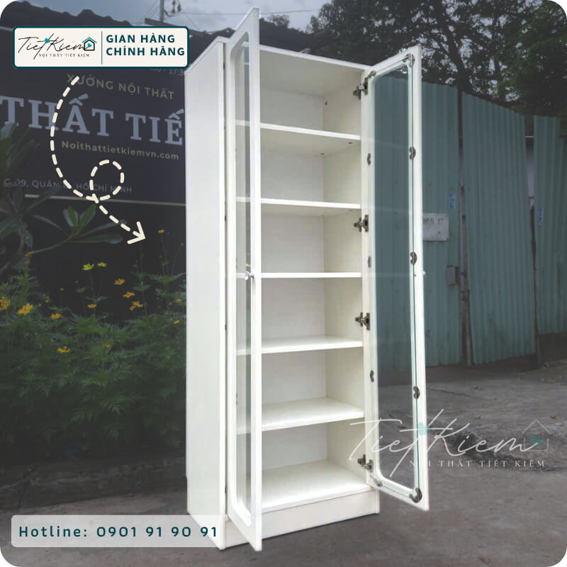 Tủ Túi Xách Gỗ Cánh Kính 60cm TT6011 6 tủ túi xách gỗ cánh kính 60cm tt6011
