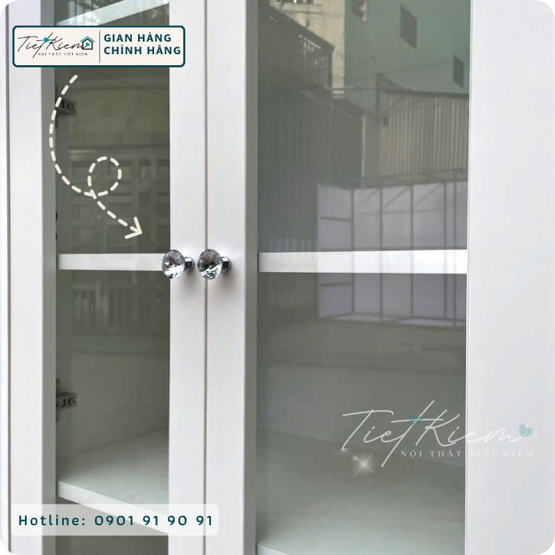 Tủ Túi Xách Gỗ Cánh Kính 60cm TT6011 7 tủ túi xách gỗ cánh kính 60cm tt6011