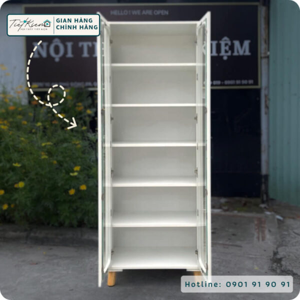 tủ túi xách màu trắng đa năng tt1008