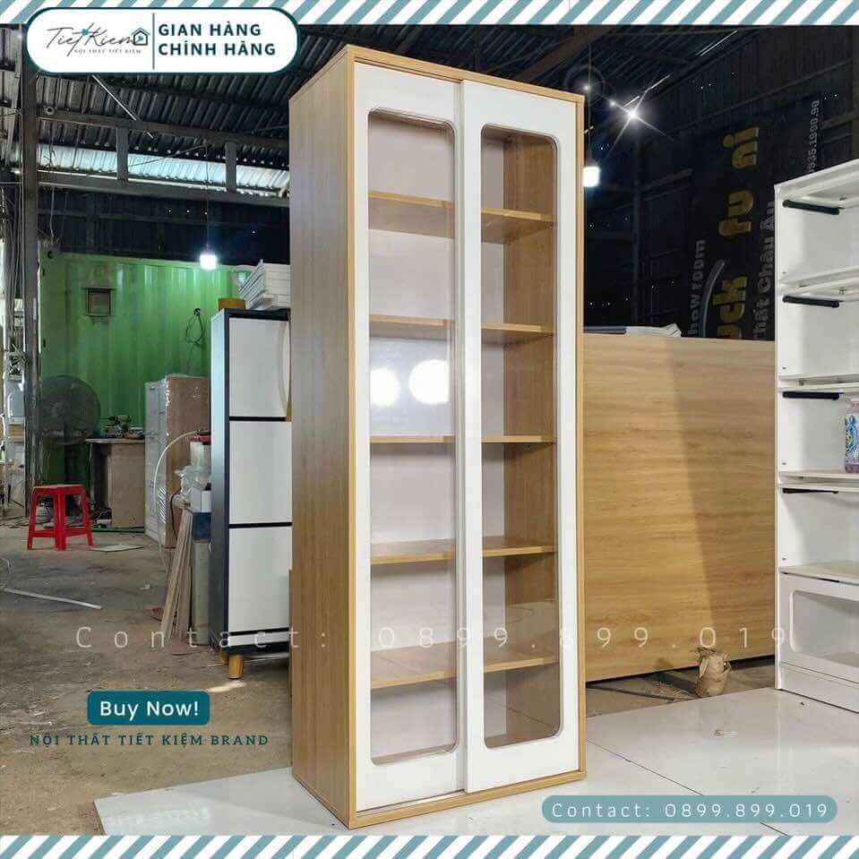 Tủ để Túi Xách Gỗ Cửa Lùa N60cm TT2 2 tu-de-tui-xach