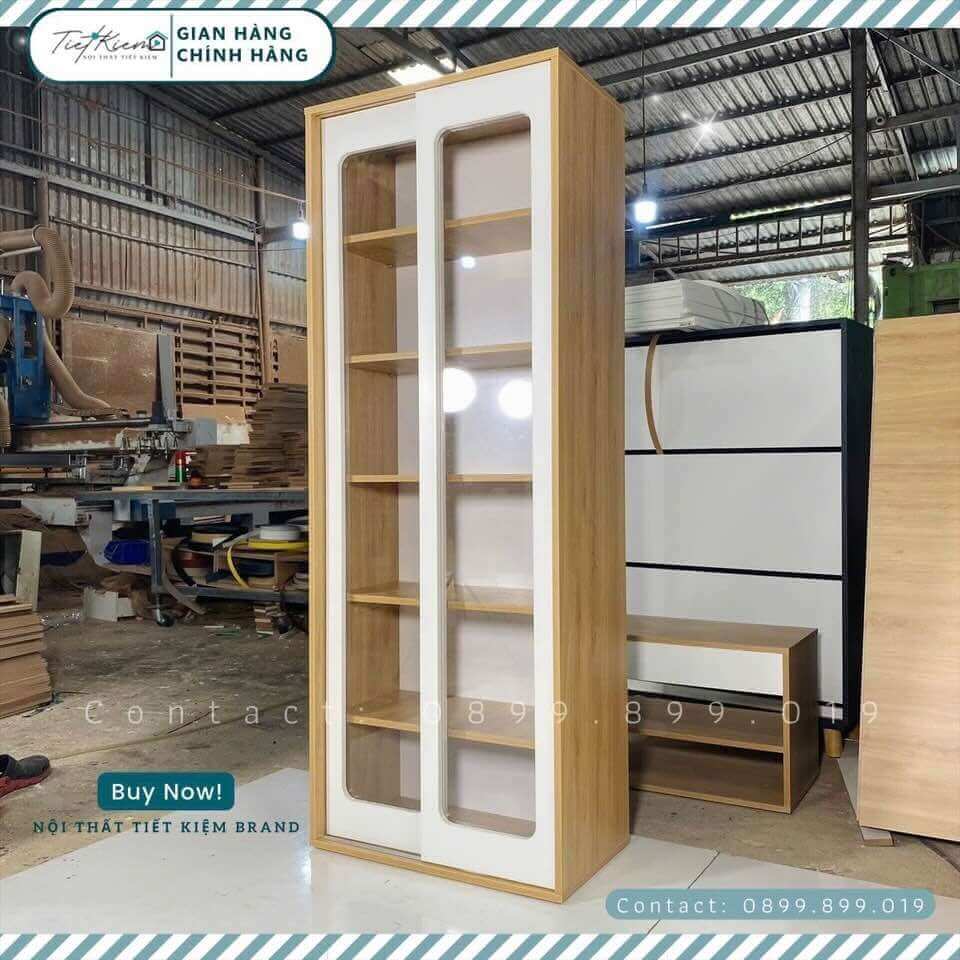 Tủ để Túi Xách Gỗ Cửa Lùa N60cm TT2 7 tu-de-tui-xach