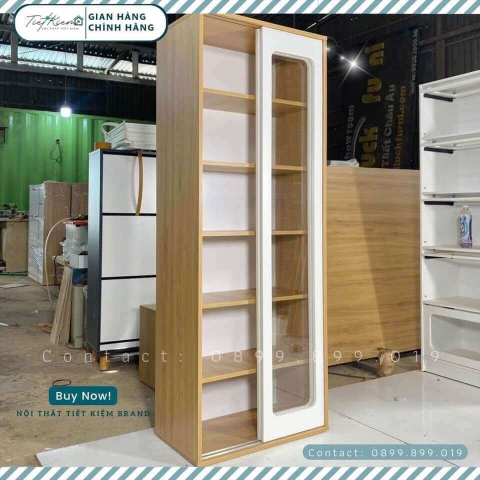 Tủ để Túi Xách Gỗ Cửa Lùa N60cm TT2 6 tu-de-tui-xach