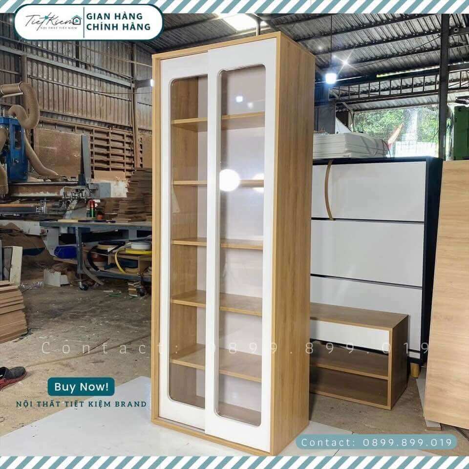 Tủ để Túi Xách Gỗ Cửa Lùa N60cm TT2 3 tu-de-tui-xach