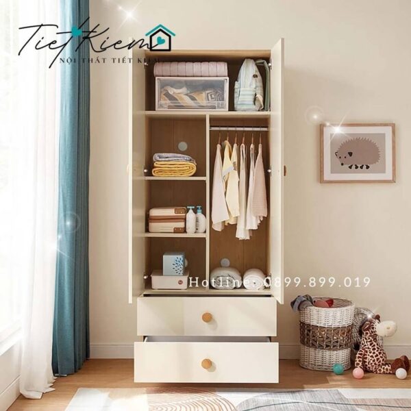 Tủ quần áo cho trẻ em xu hướng 2026 13 tu-quan-ao-cho-tre-em