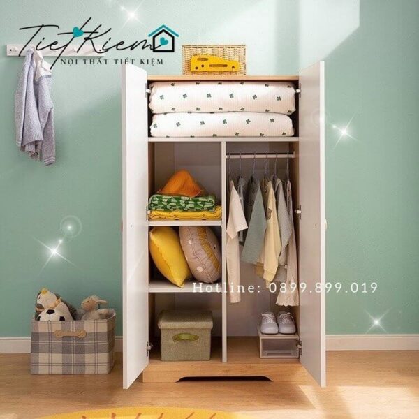 Tủ quần áo cho trẻ em xu hướng 2026 9 tu-quan-ao-cho-tre-em