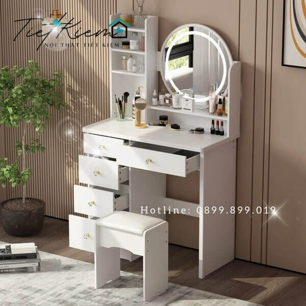 Bàn trang điểm cho phòng nhỏ: Sang trọng trong không gian nhỏ 12 ban-trang-diem-cho-phong-nho
