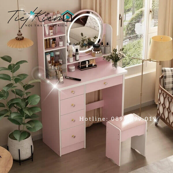 Bàn trang điểm gỗ và phong thủy: Cách bài trí để thu hút tài lộc 26 ban-trang-diem-go