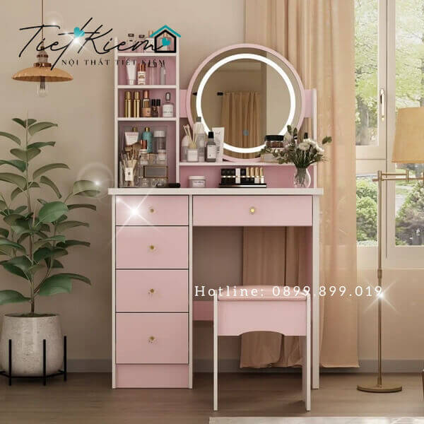Bàn trang điểm cho phòng nhỏ: Sang trọng trong không gian nhỏ 10 ban-trang-diem-cho-phong-nho