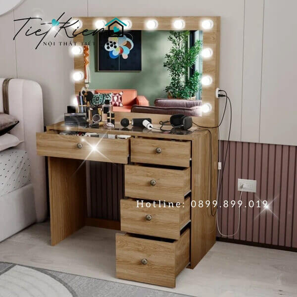 Bàn trang điểm gỗ và phong thủy: Cách bài trí để thu hút tài lộc 23 ban-trang-diem-go