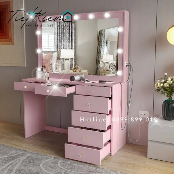 Bàn trang điểm gỗ và phong thủy: Cách bài trí để thu hút tài lộc 25 ban-trang-diem-go