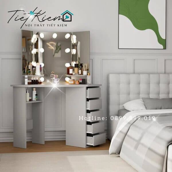 Bàn trang điểm gỗ và phong thủy: Cách bài trí để thu hút tài lộc 22 ban-trang-diem-go