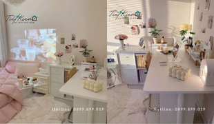 kệ ô vuông decor phòng tối ưu không gian