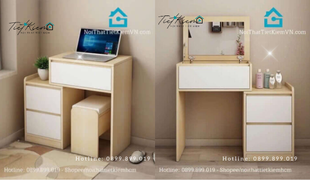 bàn trang điểm gương gập - sự lựa chọn hoàn hảo