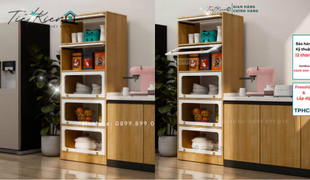 4 tiêu chí cần có khi mua tủ bếp bằng gỗ