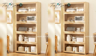 3 kệ gỗ đa năng tiết kiệm không gian nhà nhỏ