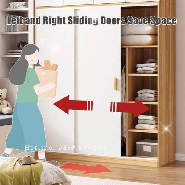 Tủ quần áo cửa lùa 1m6 TA180916 4 tủ quần áo cửa lùa 1m6 ta180916