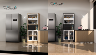 decor tủ bếp đẹp cho các tín đồ yêu thích căn bếp của mình